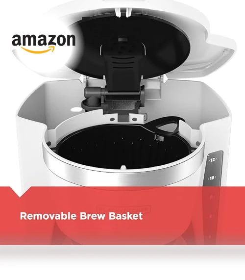 12-Cup Digital Coffee Maker, Programmable, Washable Basket Filter, Auto Brew — Coffee & Espresso Combos, BLACK+DECKER