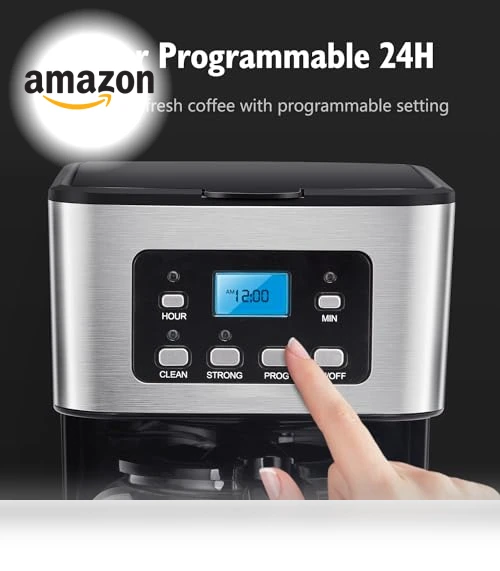 12-Cup Programmable Coffee Maker with Strength Brew Options — Coffee & Espresso Combos, Taylor Swoden