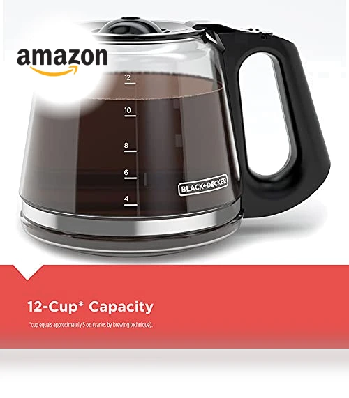 12-Cup Programmable Coffeemaker — Coffee & Espresso Combos, BLACK+DECKER