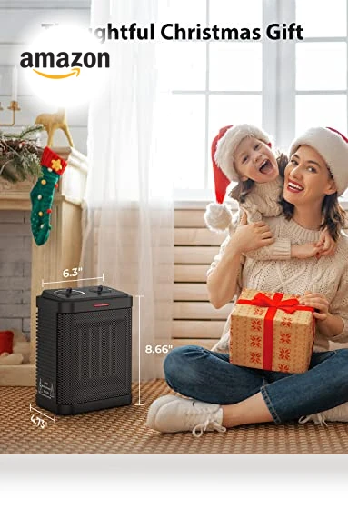 1500W PTC Ceramic Space Heater with Thermostat — Portable Heating Solutions, Pereysi
