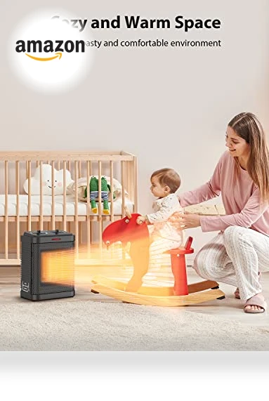 1500W PTC Ceramic Space Heater with Thermostat — Portable Heating Solutions, Pereysi