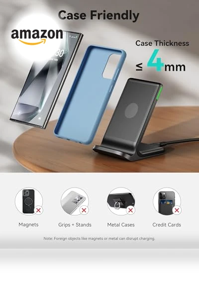 15W Fast Qi-Certified Wireless Charging Station with Adaptive Light — Charging Solutions, INIU