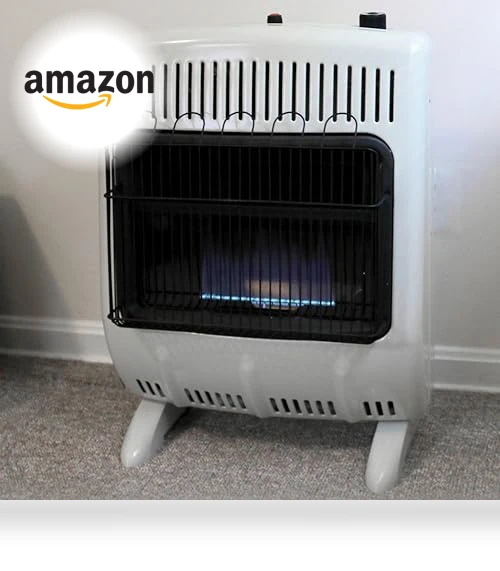 20,000 BTU Blue Flame Vent Free Propane Heater for Indoor Use — Portable Propane Heaters, Mr. Heater