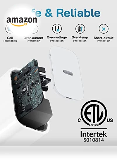 Fast Charging 20W USB-C Block with 6 Ft Cord [3 Pack] — Charging Solutions, Shenzhen Yijiapin Trading Co., Ltd.