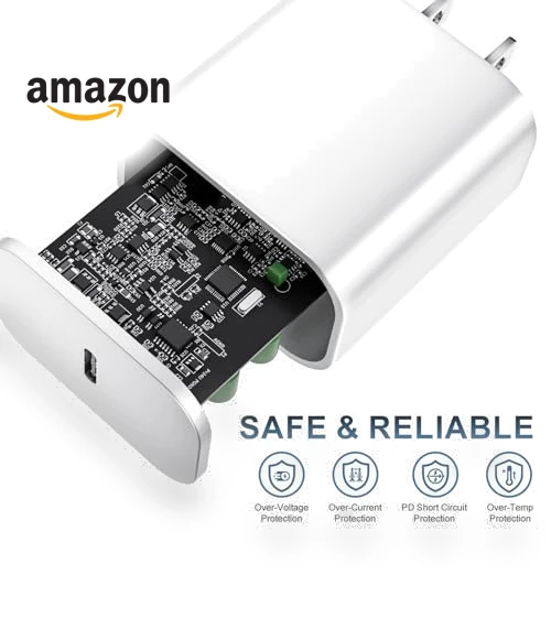 20W Fast Charger for iPhone with 6FT USB C Cable — Charging Solutions, Shenzhen Dipinle Technology Co., Ltd