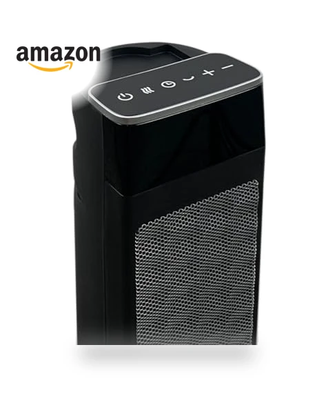 Oscillating Ceramic Tower Space Heater with Remote, 30" — Portable Heating Solutions, Good Housekeeping