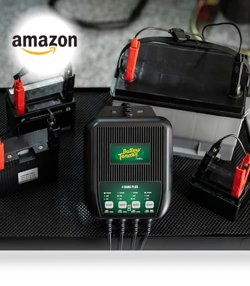 4 Bank Multibank Charger - 5 AMP Smart 12V Battery Charger and Maintainer — Battery Chargers, Battery Tender