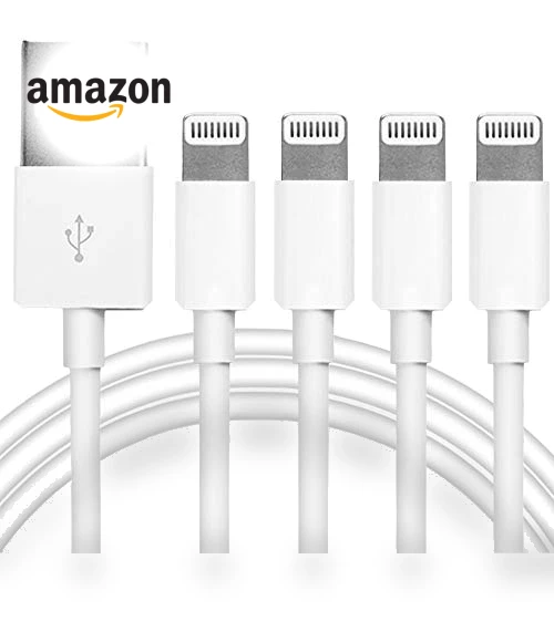 4Pack Apple MFi Certified Lightning to USB Charging Cable — Lightning, MAILESI