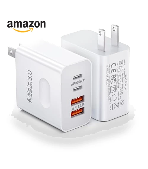 40W 4-Port USB C Wall Charger Block - Fast Charging Dual USBC Power Adapter — Charging Solutions, SHENZHEN OFSPOWER ELECTRONIC TECHNOLOGY CO., LTD.