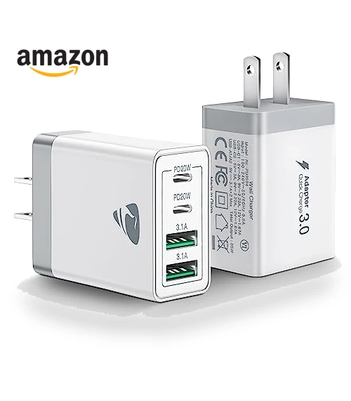 40W Fast USB C Wall Charger Block, 4-Port PD Power Adapter — Charging Solutions, CHONGZHENG (HK)CO. ,LIMITED