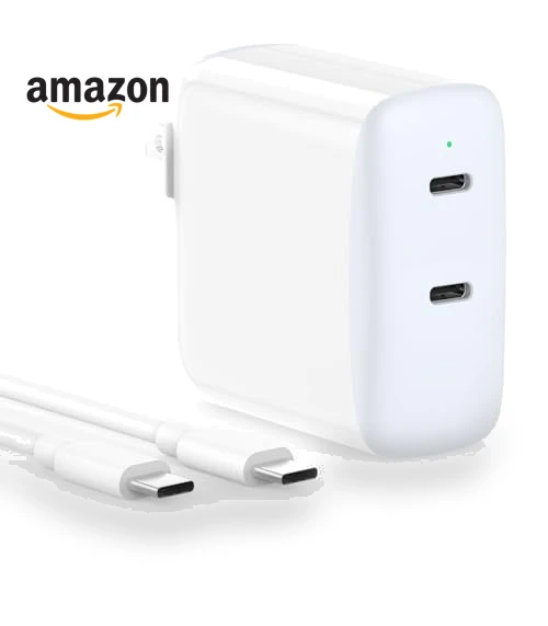 40W Dual USB C Charger with 6.6ft Cable — Charging Solutions, Dongguan Mizhi Technology Ltd.