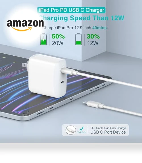 40W Dual USB C Charger with 6.6ft Cable — Charging Solutions, Dongguan Mizhi Technology Ltd.