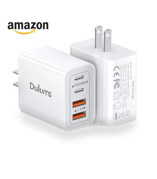 40W USB C Fast Charging Block 2-Pack — Charging Solutions, Dulums