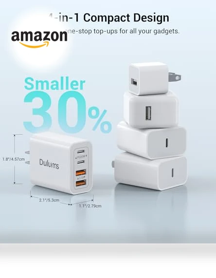 40W USB C Fast Charging Block 2-Pack — Charging Solutions, Dulums