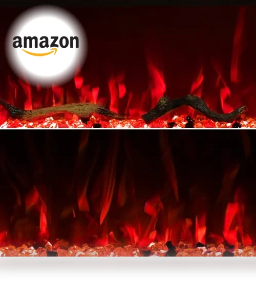 48" Smart Electric Fireplace Insert with Remote, Touch Screen & APP Control — Electric Heating Solutions, VINEMOUNT