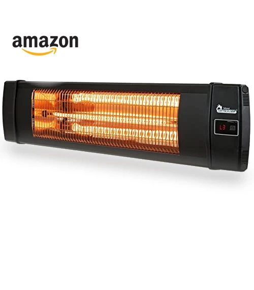 Carbon Infrared Outdoor Heater for Restaurant, Patio, Backyard, Garage, and Decks — Portable Heating Solutions, Dr Infrared Heater