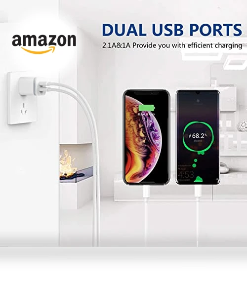 Dual Port USB Wall Charger 3-Pack — Charging Solutions, LUOATIP