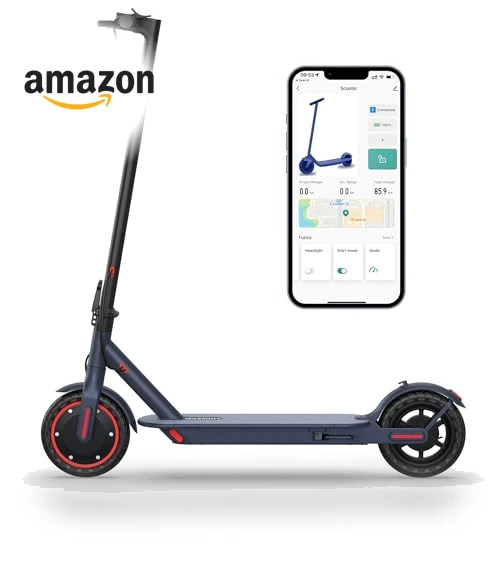 Folding Electric Scooter for Adults with Dual Suspension and APP Control — Electric Vehicles, MAXSHOT