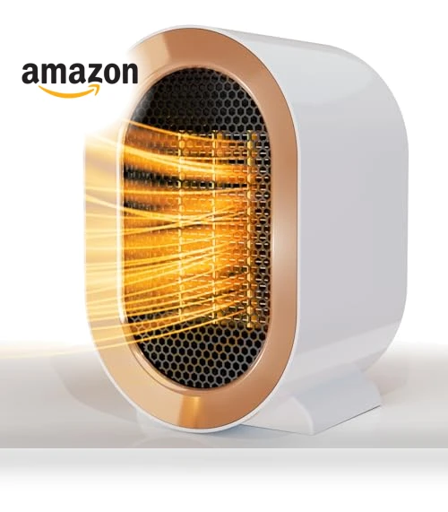 Electric Space Heater, Portable Energy Efficient Heater with Adjustable Settings, Overheating Protection — Heater Spare Components, QQT