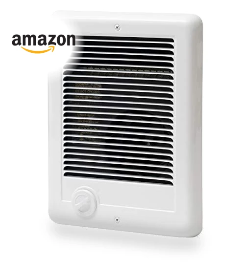 Electric Wall Heater with Thermostat, 5120 BTU, 1500 Watt — Portable Heating Solutions, Cadet Heating HI