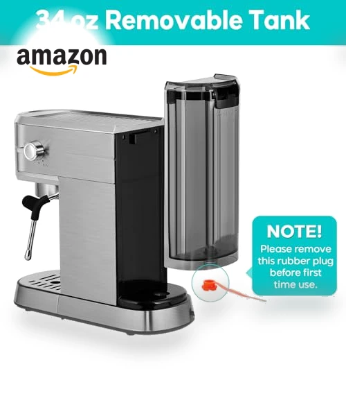 20 Bar Espresso Machine with Milk Frother, Compact Coffee Maker for Home — Coffee & Espresso Combos, CASABREWS
