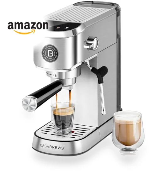 20 Bar Espresso Machine with Milk Frother — Coffee & Espresso Combos, CASABREWS