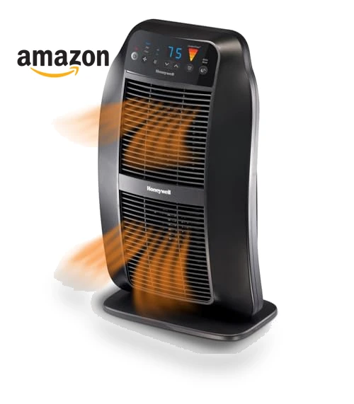 Ceramic Space Heater with Digital Controls and Programmable Thermostat — Portable Heating Solutions, Honeywell