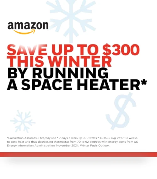 Ceramic Space Heater with Digital Controls and Programmable Thermostat — Portable Heating Solutions, Honeywell