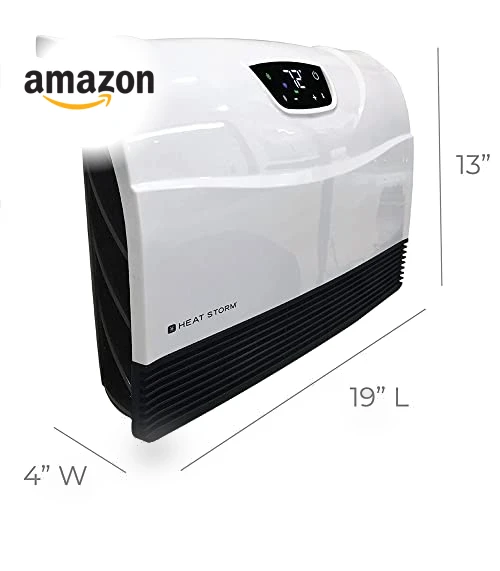 Wi-Fi Infrared Wall Heater with Digital Thermostat — Portable Heating Solutions, Heat Storm