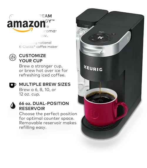 Single Serve K-Cup Pod Coffee Maker with MultiStream Technology — Coffee & Espresso Combos, Keurig