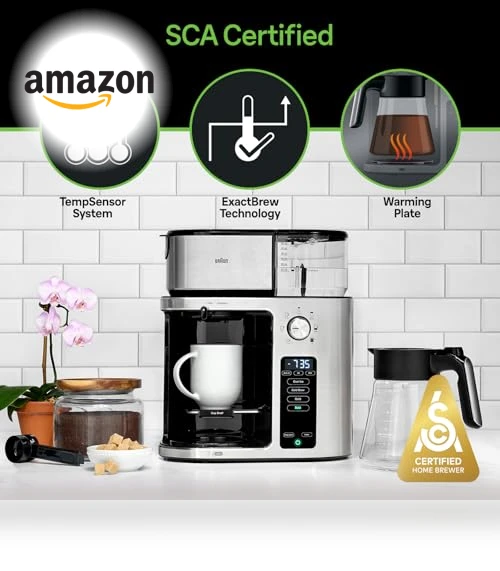 10-Cup Pod Free Drip Coffee Maker with Cold Brew — Coffee & Espresso Combos, Braun
