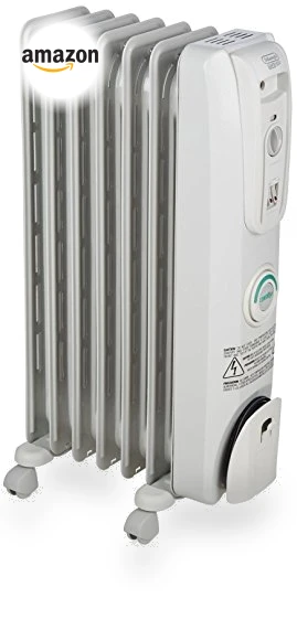 Oil filled Radiator Heater, 1500W Electric Space Heater — Portable Heating Solutions, De'Longhi