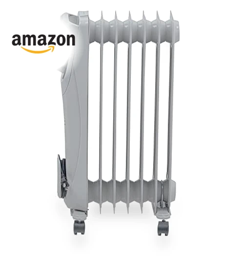 Oil-Filled Radiator Space Heater with Adjustable Thermostat — Portable Heating Solutions, Comfort Zone