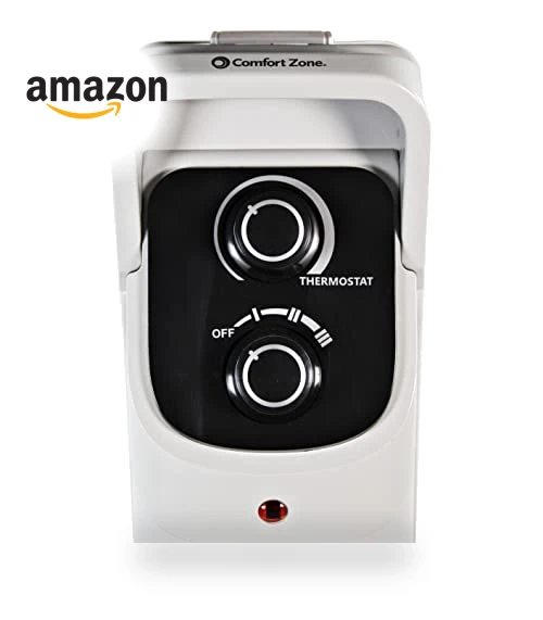 Oil-Filled Radiator Space Heater with Adjustable Thermostat — Portable Heating Solutions, Comfort Zone