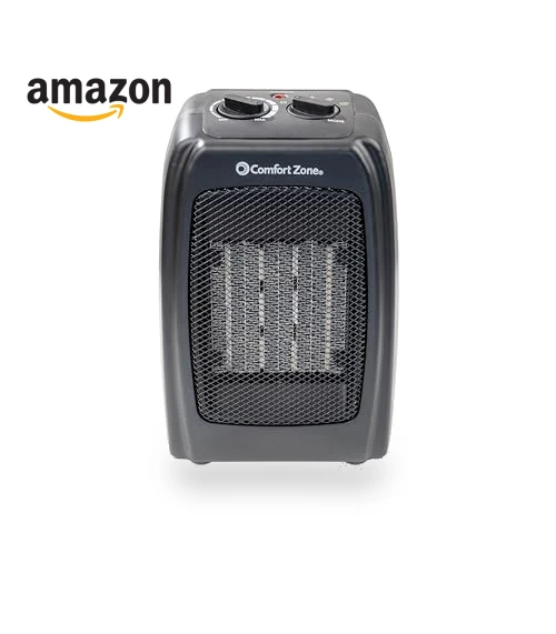Personal Energy Save Ceramic Heater - 1500W Portable with Adjustable Thermostat — Portable Heating Solutions, Comfort Zone