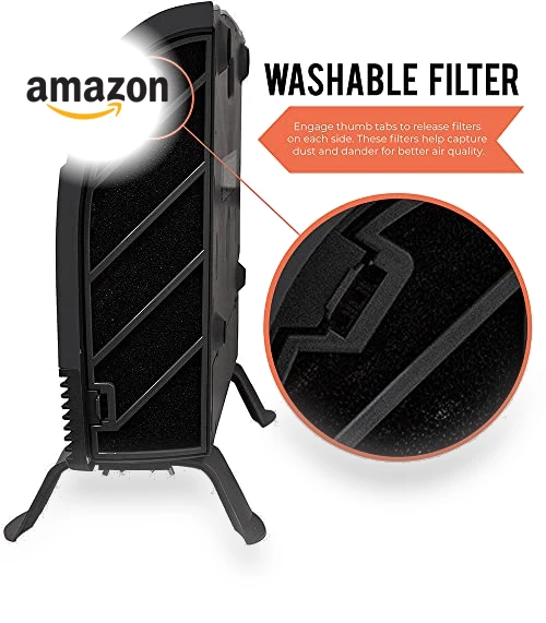 Infrared Space Heater with Remote Control, Energy Efficient — Heater Spare Components, Heat Storm