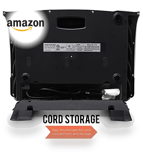 Infrared Space Heater with Remote Control, Energy Efficient — Heater Spare Components, Heat Storm