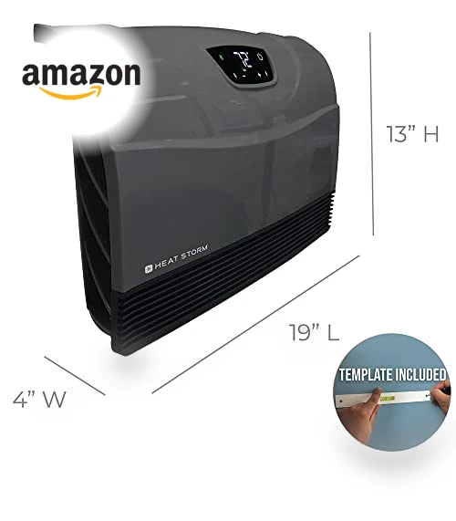 Infrared Space Heater with Remote Control, Energy Efficient — Heater Spare Components, Heat Storm