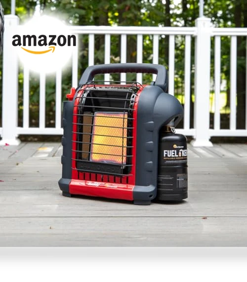 Portable Buddy Heater 4,000-9,000 BTU Indoor-Safe Propane Radiant Heater — Portable Propane Heaters, Mr. Heater