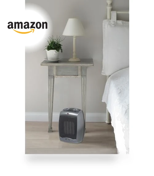 Portable Indoor Electric Ceramic Space Heater with Thermostat — Portable Heating Solutions, Lasko