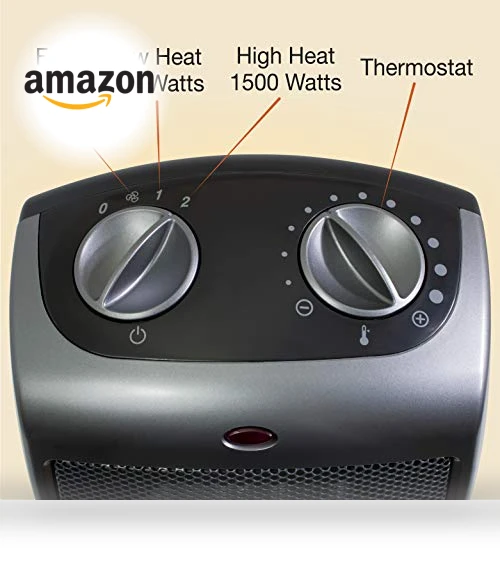 Portable Indoor Electric Ceramic Space Heater with Thermostat — Portable Heating Solutions, Lasko
