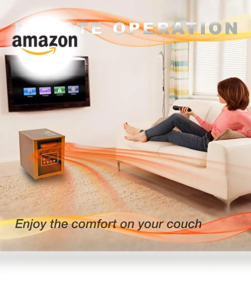 Portable Space Heater with Remote Control, 1500-Watt — Heater Spare Components, Dr Infrared Heater