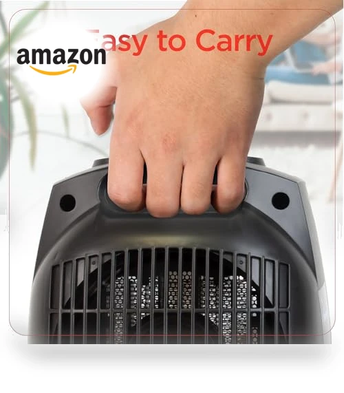 Portable Space Heater with Carry Handle, 1500W — Portable Heating Solutions, BLACK+DECKER