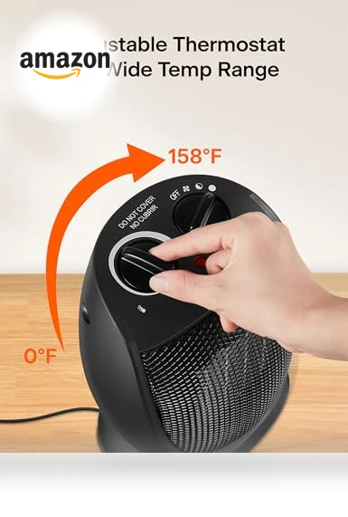 Portable Space Heater with Quiet Cooling & Heating Mode, Tip Over & Overheat Protection — Portable Heating Solutions, PELONIS