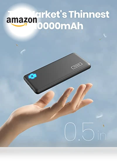 Slimmest 10000mAh Portable Charger with USB C in&out — Charging Solutions, INIU