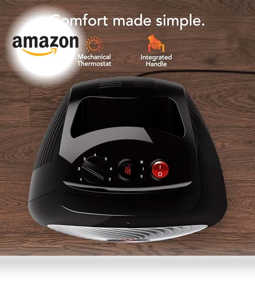 Space Heater with Adjustable Thermostat and Safety Features — Portable Heating Solutions, Vornado