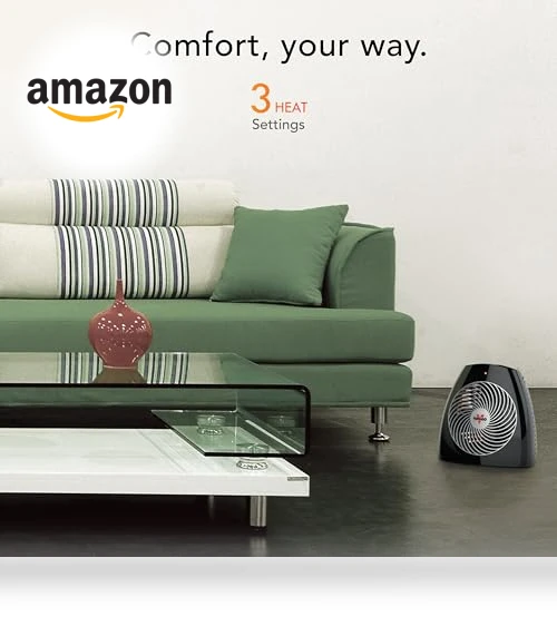 Space Heater with Adjustable Thermostat and Safety Features — Portable Heating Solutions, Vornado