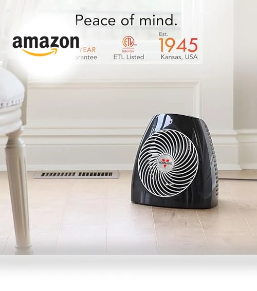 Space Heater with Adjustable Thermostat and Safety Features — Portable Heating Solutions, Vornado