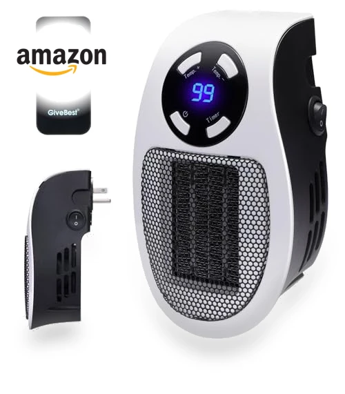 Portable Electric Space Heater with Adjustable Thermostat — Portable Heating Solutions, Brightown