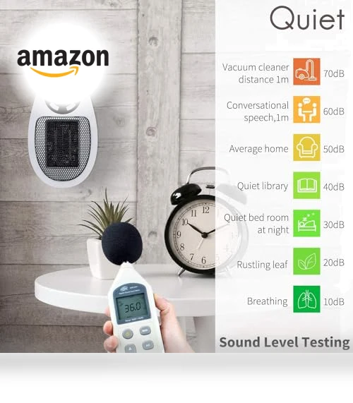 Portable Electric Space Heater with Adjustable Thermostat — Portable Heating Solutions, Brightown